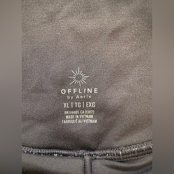 NWOT AERIE GREY AND WHITE 2 PIECE SET SKORT AND SPORTS BRA - Size XL SKU:588 - Picture 3 of 9